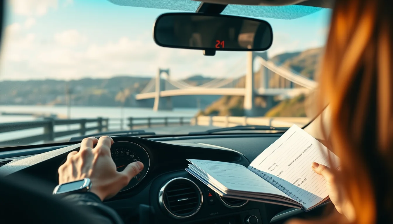 Photo of a car dashboard and a paper mileage logbook illustrating Mileage Allowance 2026 in Bristol